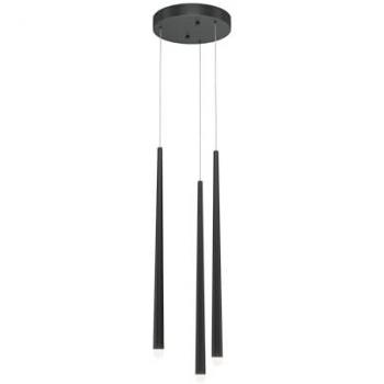Maytoni Cascade Lampadario sospensione moderna Cluster nero 1400 lm 3 LED