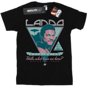 Cappellino in tessuto cotonato con poster rock Lando Calrissian, modello femminile Star Wars