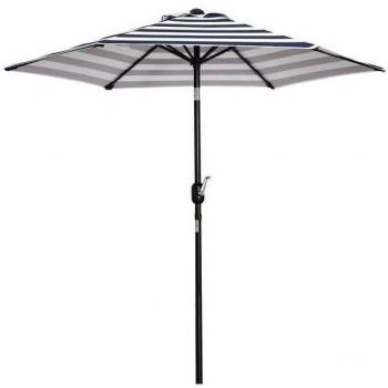 Outsunny Sonnenschirm mit verstellbarem Winkel beige
