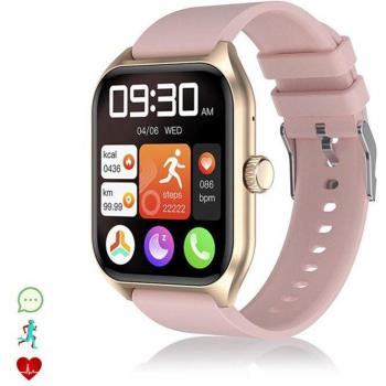 Smartwatch DAM Qx5 con monitor de tensión y pantalla de 1,96 pulgadas