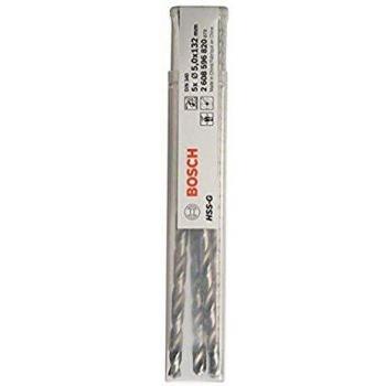 Bosch Extra Length High-Speed Steel Drill Bit 5mm Pack of 5