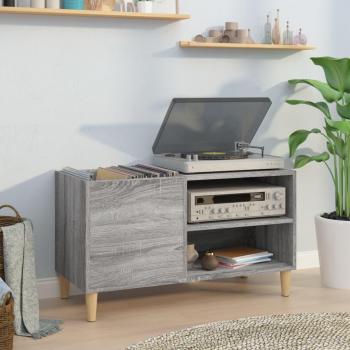 Vidaxl Grey Sonoma Record Cabinet 84.5x38x48 cm Engineered Wood