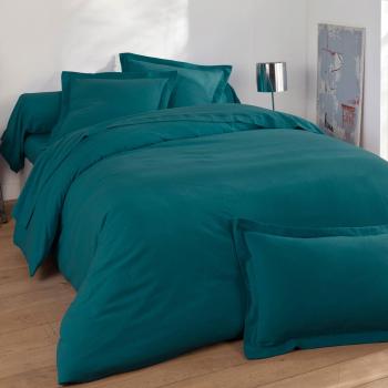 Couchage Doux Bleu Canard – Drap Housse Laureat 160x200
