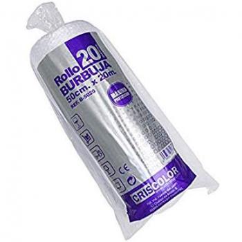 Rollo de Plástico Burbuja CRISCOLOR – Ideal para embalaje de objetos sensibles
