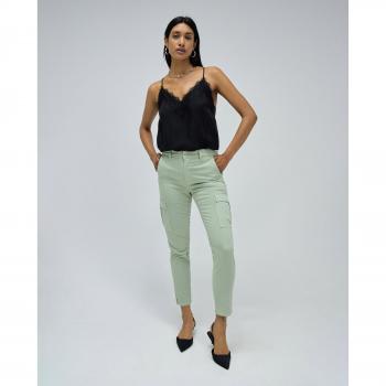 Pantalón pitillo mujer Faith push in con bolsillos cargo Salsa Jeans