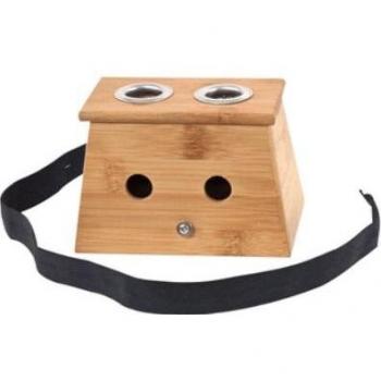 MoxaBox Bambú 1-Orificio Portátil