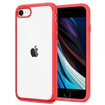 Coque iPhone SE 2020/8/7 Spigen Ultra Hybrid Rouge