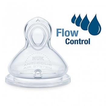 NUK First Choice + Trinksauger mit Flussregulierung 6-18 Monate 2er Set