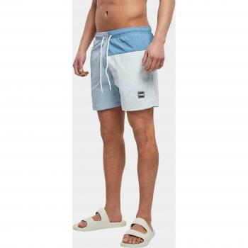 Urban Classics 5XL Pantaloncini di Bagno Blu Pastello con 3 Blocchi