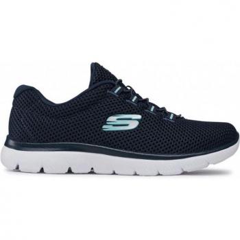Skechers Women's Navy and White Trainers
