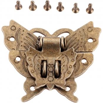 59x53mm Vintage Schmetterling Möbelverschluss