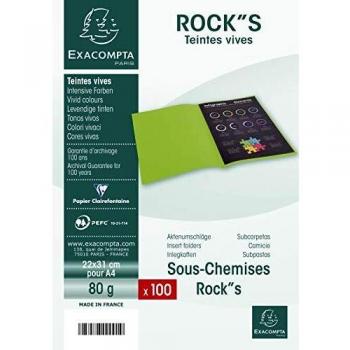Sottocartelline Rock's 80 in grigio – 100 pezzi