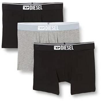 Pack-3 Boxer Lungo Cotone Uomo Grigio