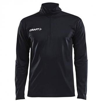 Craft Progress Half Zip Langarmshirt schwarz/weiß