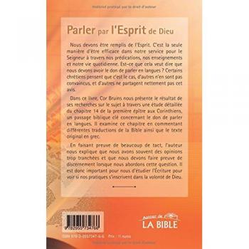 Bruins, Cor: Parler par l'Esprit de Dieu