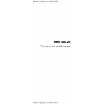 Vers La Source Vive