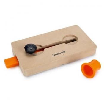 Beeztees BZ Holz-Tier‑Intelligenzspielzeug für Hunde – Byzoe Edition