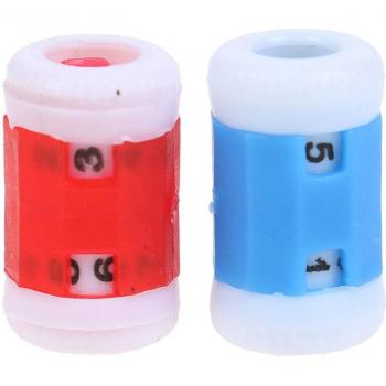 1PC Random Color Knitting Needle Row Counter 2.2*1.2cm