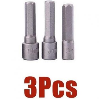Tournevis à douille avec adaptateur 14 pièces 5-12mm