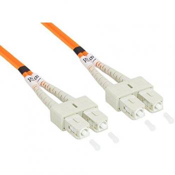 Good Connections LWL-Kabel, 2 m, Duplex OM2 (Multimode, 50/125) SC/SC