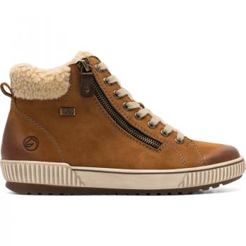 D0770‑22 Braun Remonté Schnürstiefel