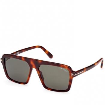 Tom Ford Vincent Sunglasses, Brown, Male, Size: 56 MM