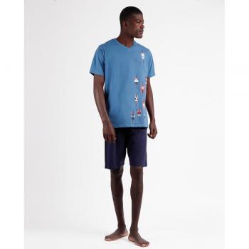 Admas Pijama Ciclismo Manga Corta para Hombre