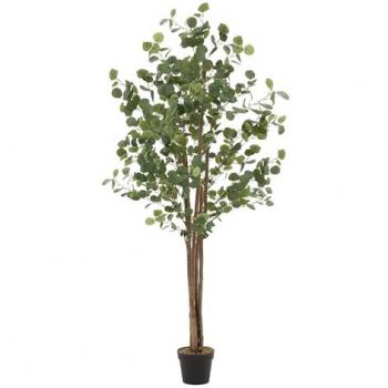 Naturholz-Eukalyptus 180 cm, Kunstpflanze – ML‑Design