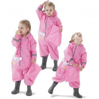 Traje de lluvia divertido para pequeños