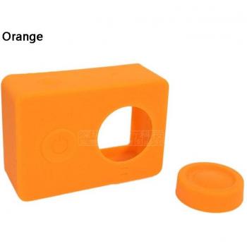 Silicone étui de protection pour caméra d'action Xiaomi Yi 1080P avec capuchon