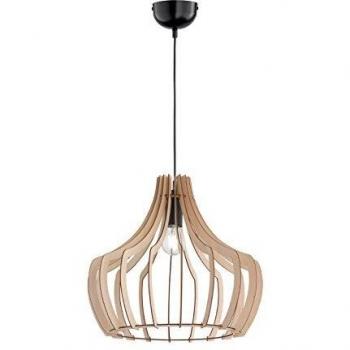 Wooden Slatted Chandelier