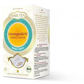 Hari Tea Groene Thee & Vergeet-mij-niet Bloemen Bio 10 x 2 g