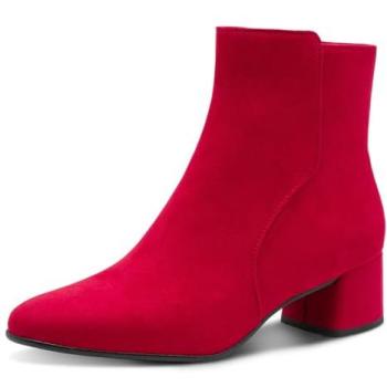 MARCO TOZZI Stiefelette – Blockabsatz Ankleboots für den Büroalltag