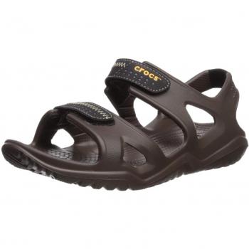 Crocs Swiftwater River, Sandalias Flip-Flop, Marrón, Talla 41/42 EU