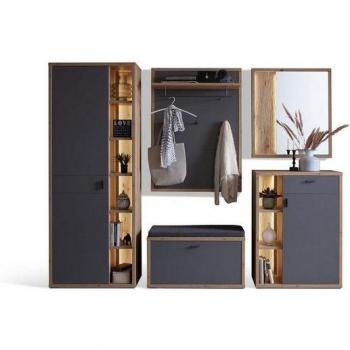 Lizzano Brown and Grey Hallway Collection