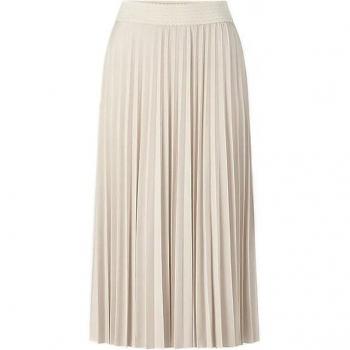 Rich & Royal Plisseerock Beige Größe 34