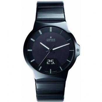 Junghans Men’s Force Mega Solar Ceramic Radio 18/ Watch with Dual Display