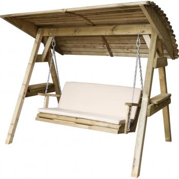 Miami 2-Seater Outdoor Bench Pad with Back Support