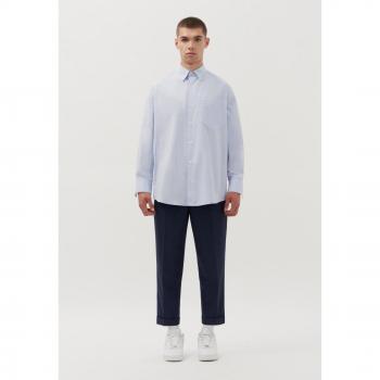 Langärmliges Oversized-Streifen-Studioshirt