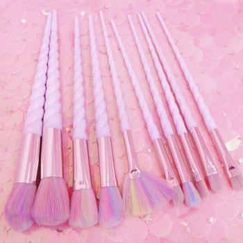 Kit pinceaux maquillage licorne débutant 10
