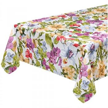 Nappe Élégante Violet Pétale – 135×180 cm, Coton Souple