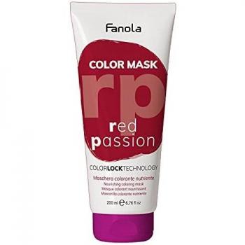 Fanola Color Mask mascarilla nutritiva con pigmentos de color para revivir tonos rojos Red Passion 200 ml