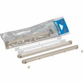 Kit universel d'entrée d'air mortaise NICOLL – 250x12 – Sable – Simple flux – Sanitaire