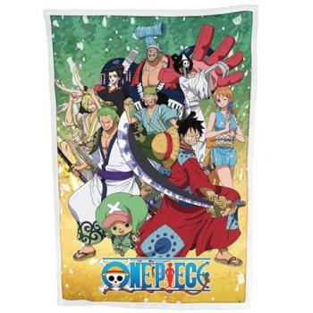 Sherpa-deken voor kinderen One Piece Wano 100x150 cm