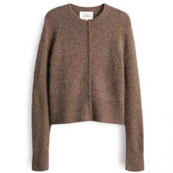 Opus DRENI Weiches Alpakamix-Strickpullover – Braun, 36