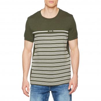 TOM TAILOR Denim Herren T-Shirt, Woodland Green, Medium