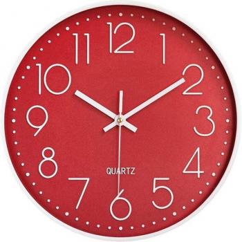 Reloj de pared sin tic-tac 12 pulgadas