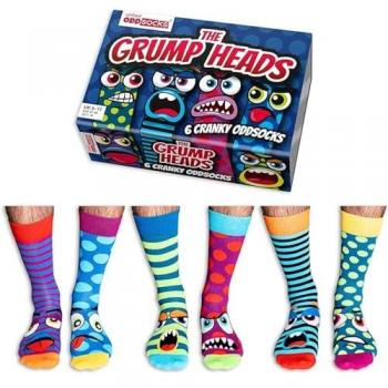United Oddsocks Grump Heads Freizeit-Socken 39-46