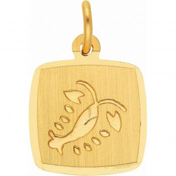 Adelia's Krebs Anhänger aus 333 Gold