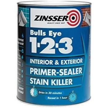 Zinsser Bulls Eye 1-2-3 123 Primer Sealer 2.5 Litre